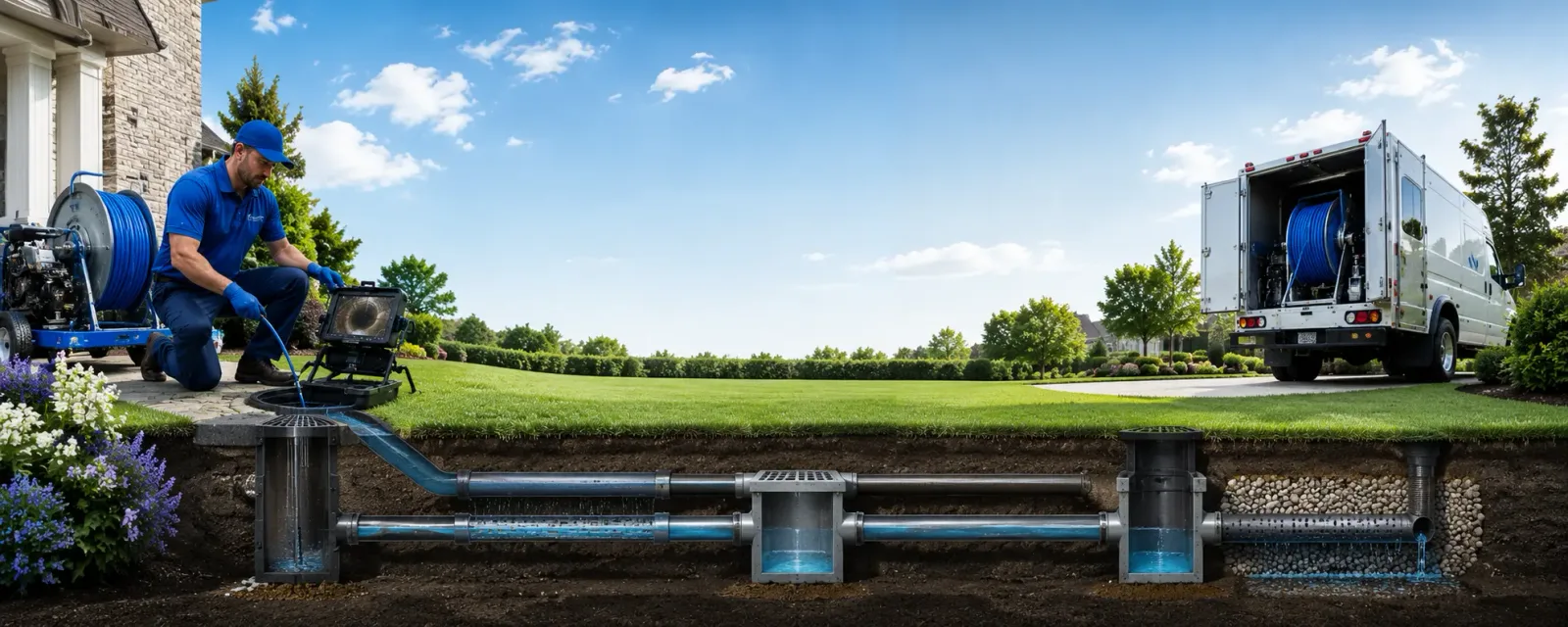 Outdoor drain cleaning information for Pep, TX